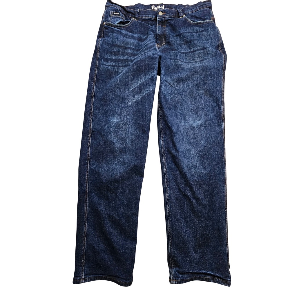 Bull-it Motorcycle Jeans Mens 40L Dark Blue Covec AA Rated Straight Leg Riding *